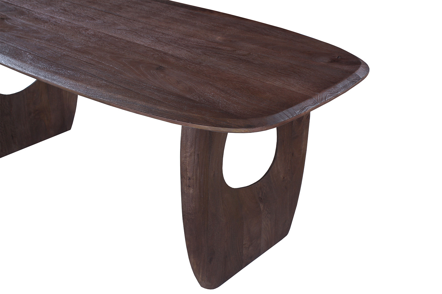 Image 7 for NEW - Tafel Braga Deens Ovaal Mango hout Donkerbruin