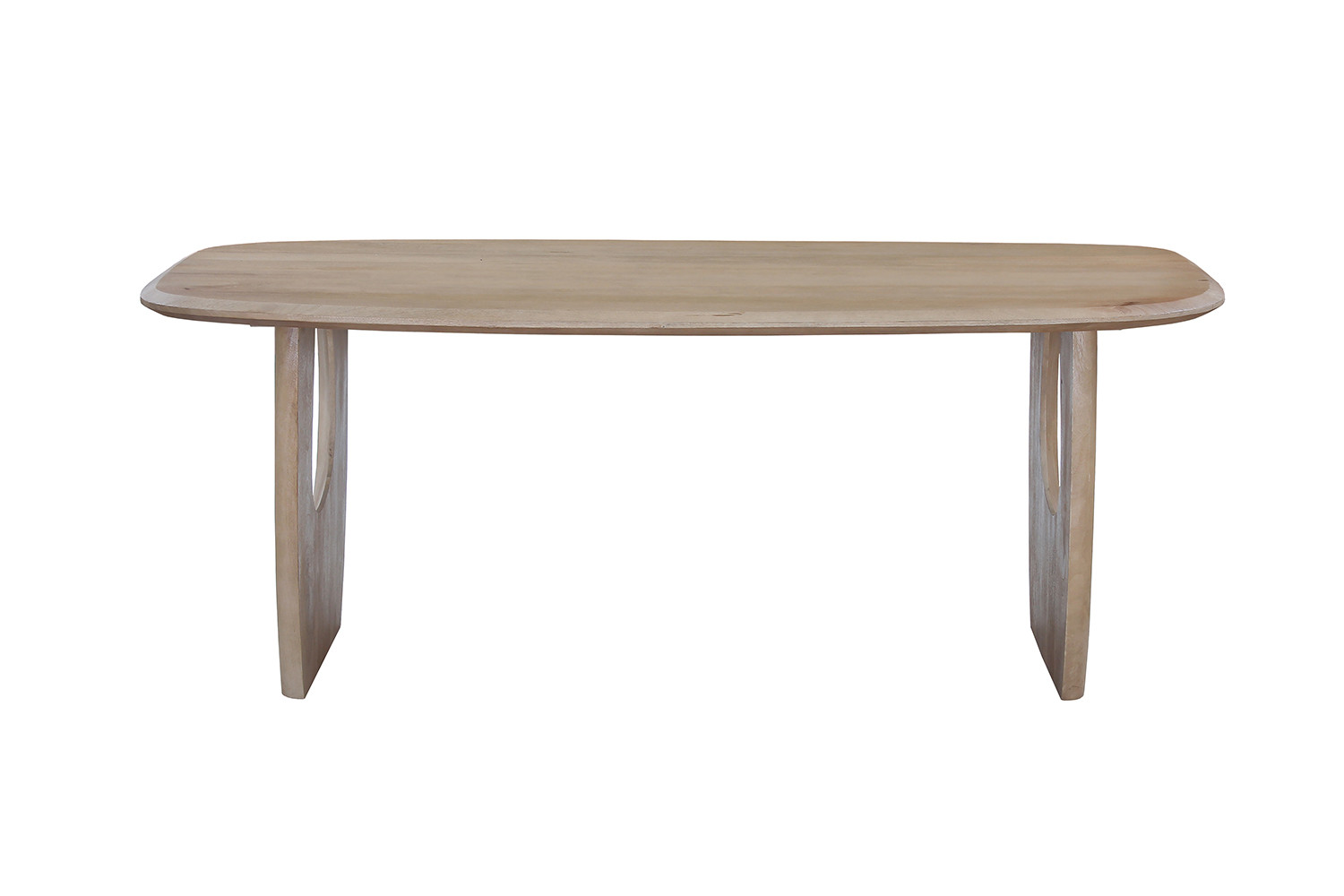 Image 4 for NEW - Tafel Braga Deens Ovaal Mango hout Amandel