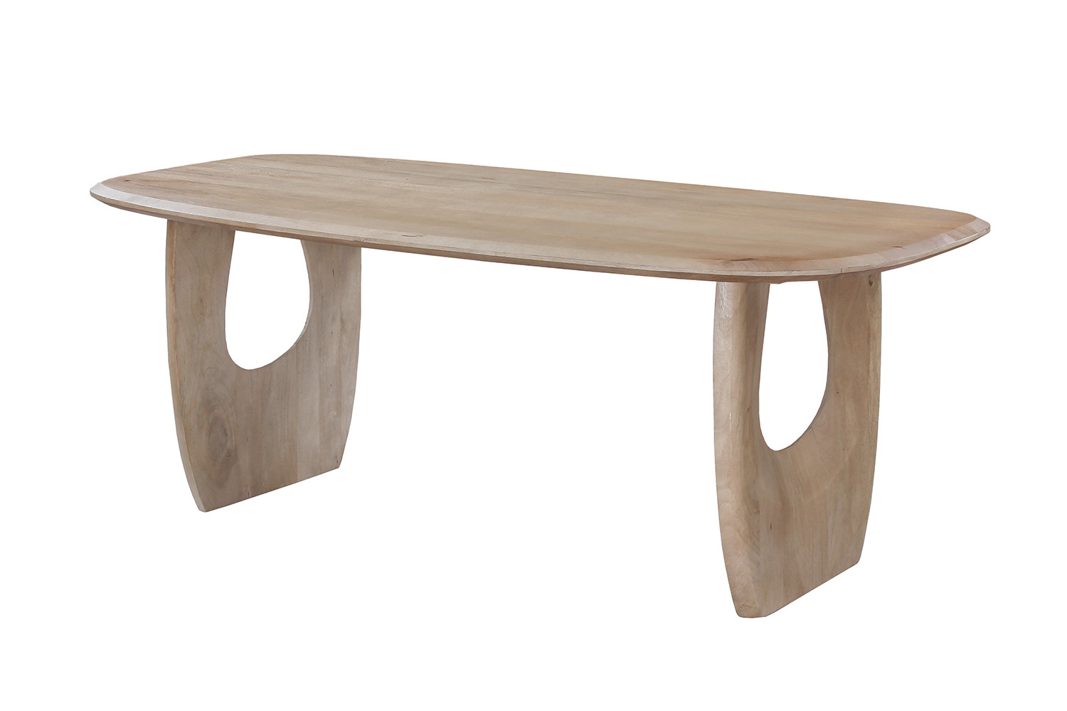 Image 6 for NEW - Tafel Braga Deens Ovaal Mango hout Amandel