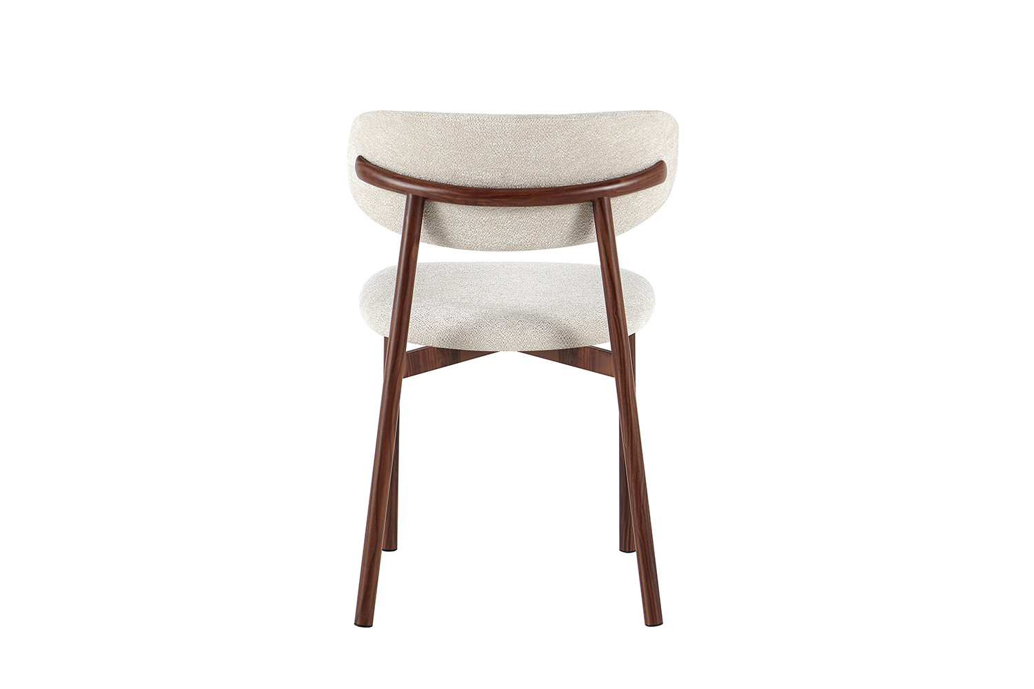 Image 7 for NEW - Stoel Coco Walnoot - Stof Fabb Raven 24 Beige