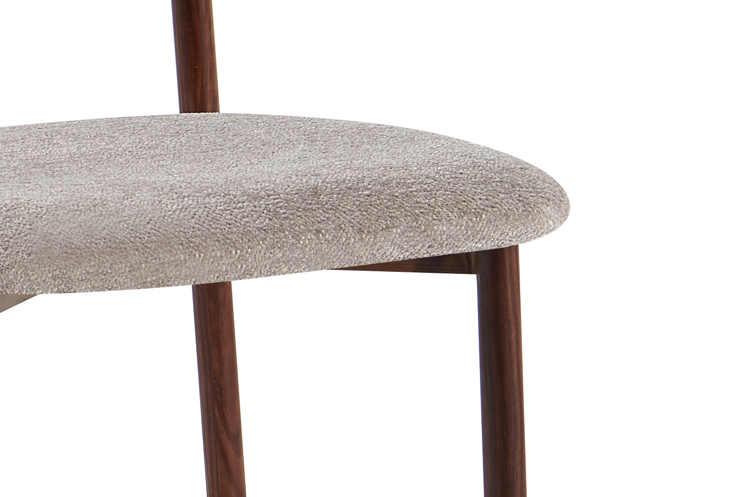 Image 11 for NEW - Stoel Coco Walnoot - Stof Fabb Raven 30 Zand