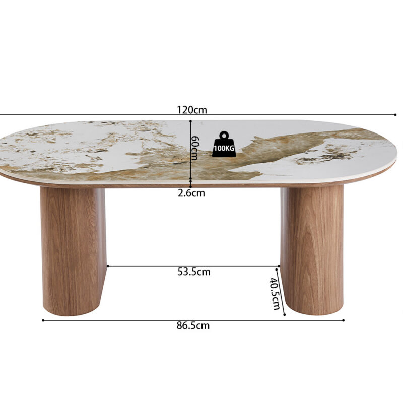 Image 7 for NEW - Salontafel Evora Glanzend Steen Pandora