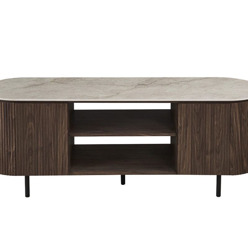 Image 3 for NEW - TV meubel Vigo 160 cm Decor Donkere Eik Shakespear Beige