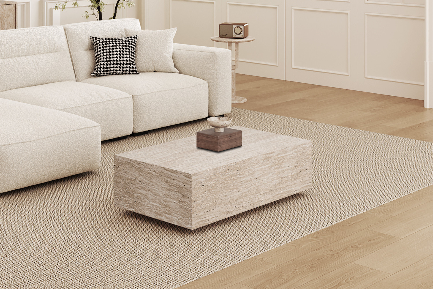 Image 1 for NEW - Salontafel Jacky Decor Travertin Beige