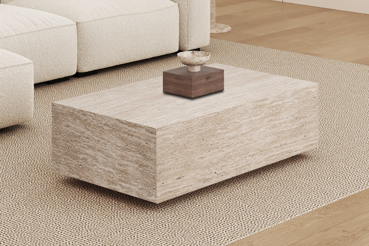 Image 2 for NEW - Salontafel Jacky Decor Travertin Beige