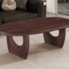 Image 2 for NEW - Salontafel Braga Deens Ovaal Mango hout Donkerbruin