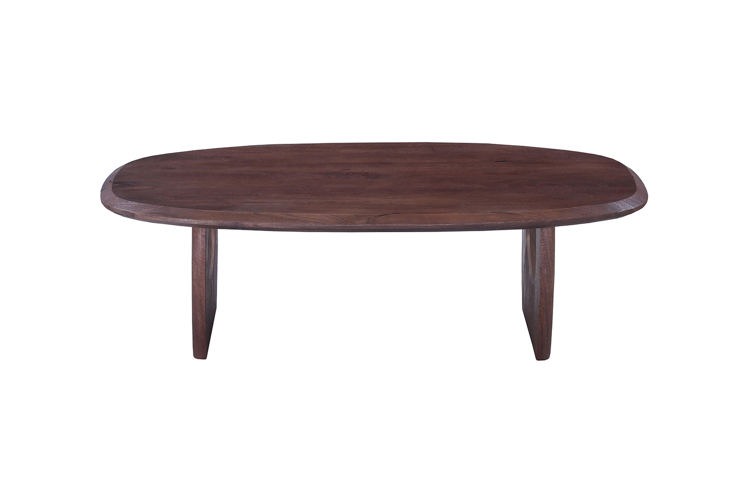 Image 4 for NEW - Salontafel Braga Deens Ovaal Mango hout Donkerbruin