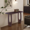 Image 1 for NEW - Console Braga Deens Ovaal Mango hout Donkerbruin