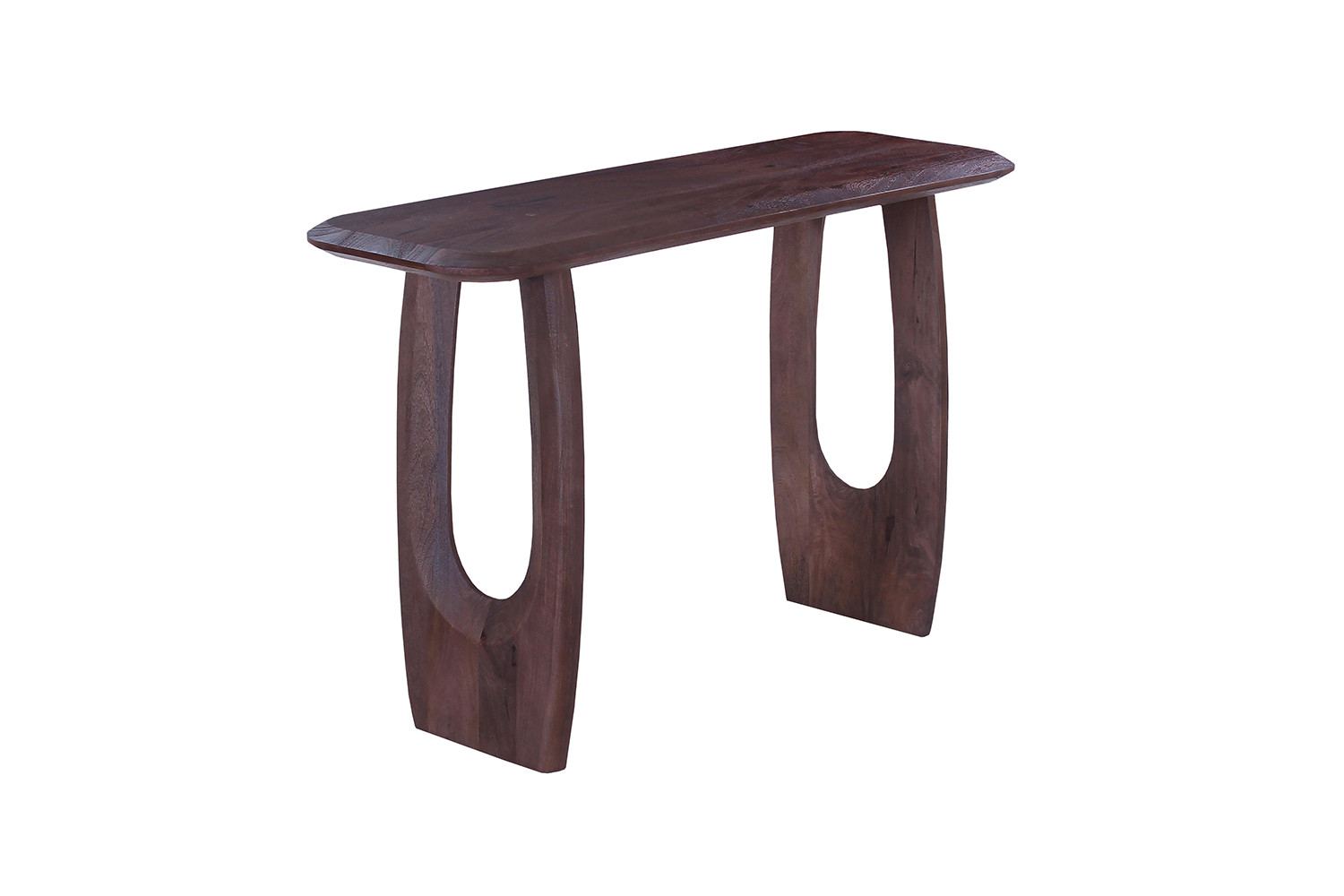 Image 5 for NEW - Console Braga Deens Ovaal Mango hout Donkerbruin