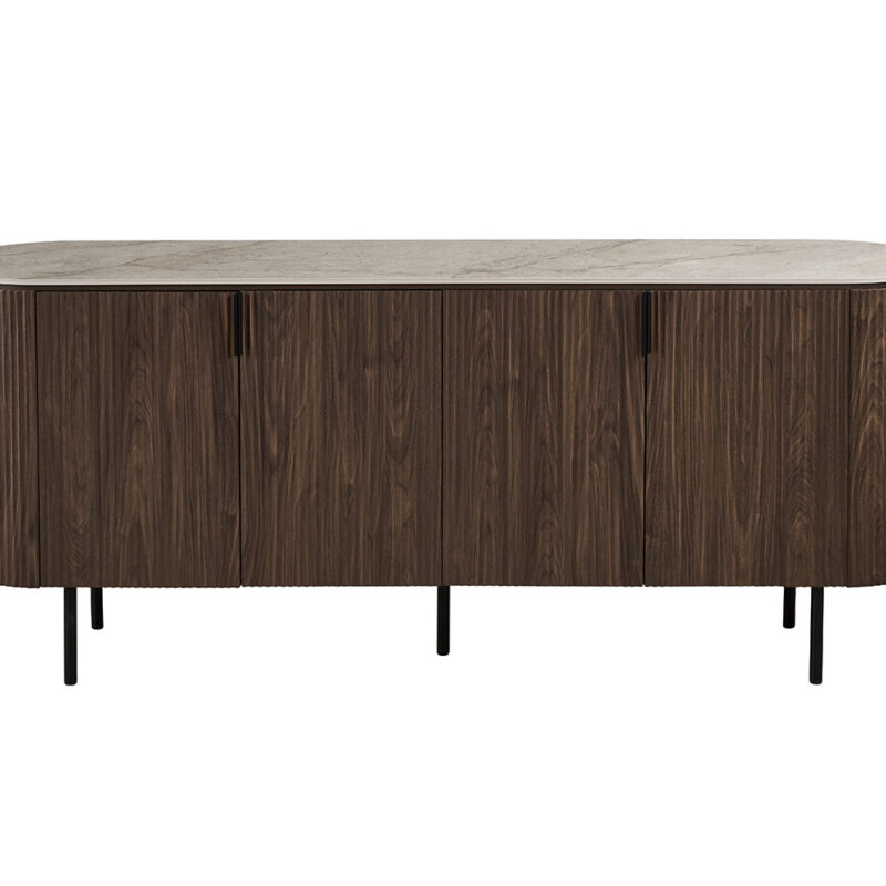 Image 4 for NEW - Dressoir Vigo 200 cm Decor Donkere Eik Shakespear Beige