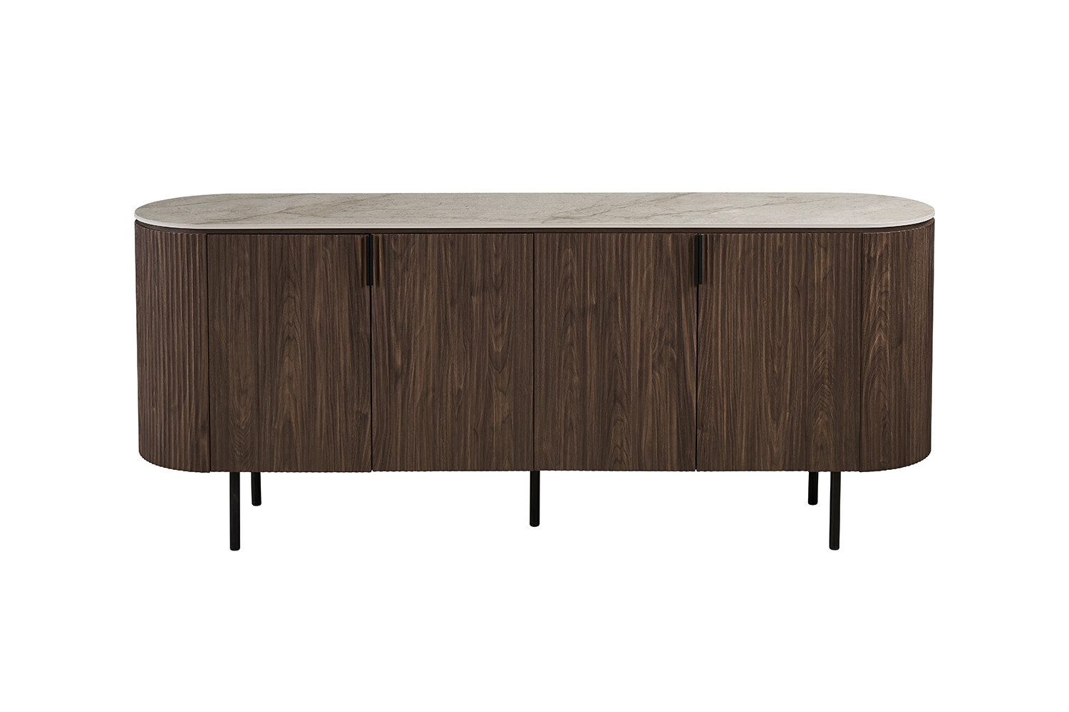 Image 4 for NEW - Dressoir Vigo 200 cm Decor Donkere Eik Shakespear Beige