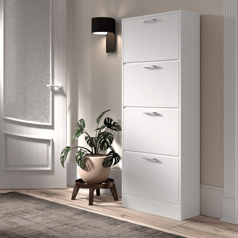 Image 1 for Schoenenkast Carini 4 laden Wit