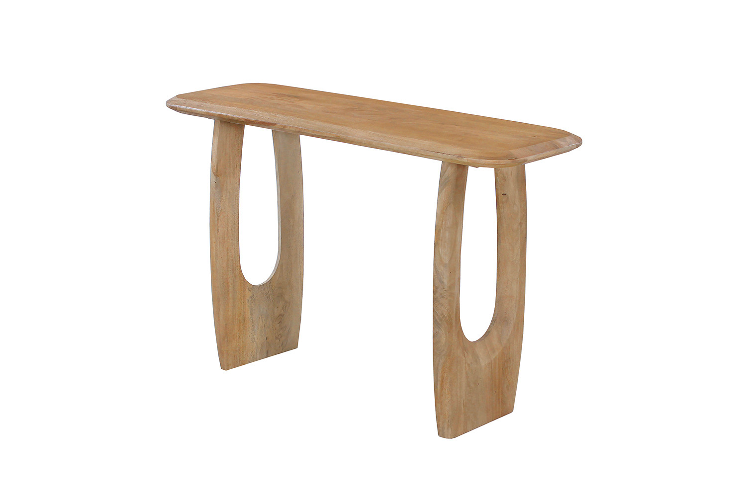 Image 6 for NEW - Console Braga Deens Ovaal Mango hout Amandel