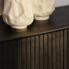 STF-5755_2 Dressoir Madison Zwart Mangohout 210 cm - Image 3