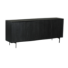 STF-5755_7 Dressoir Madison Zwart Mangohout 210 cm - Image 8