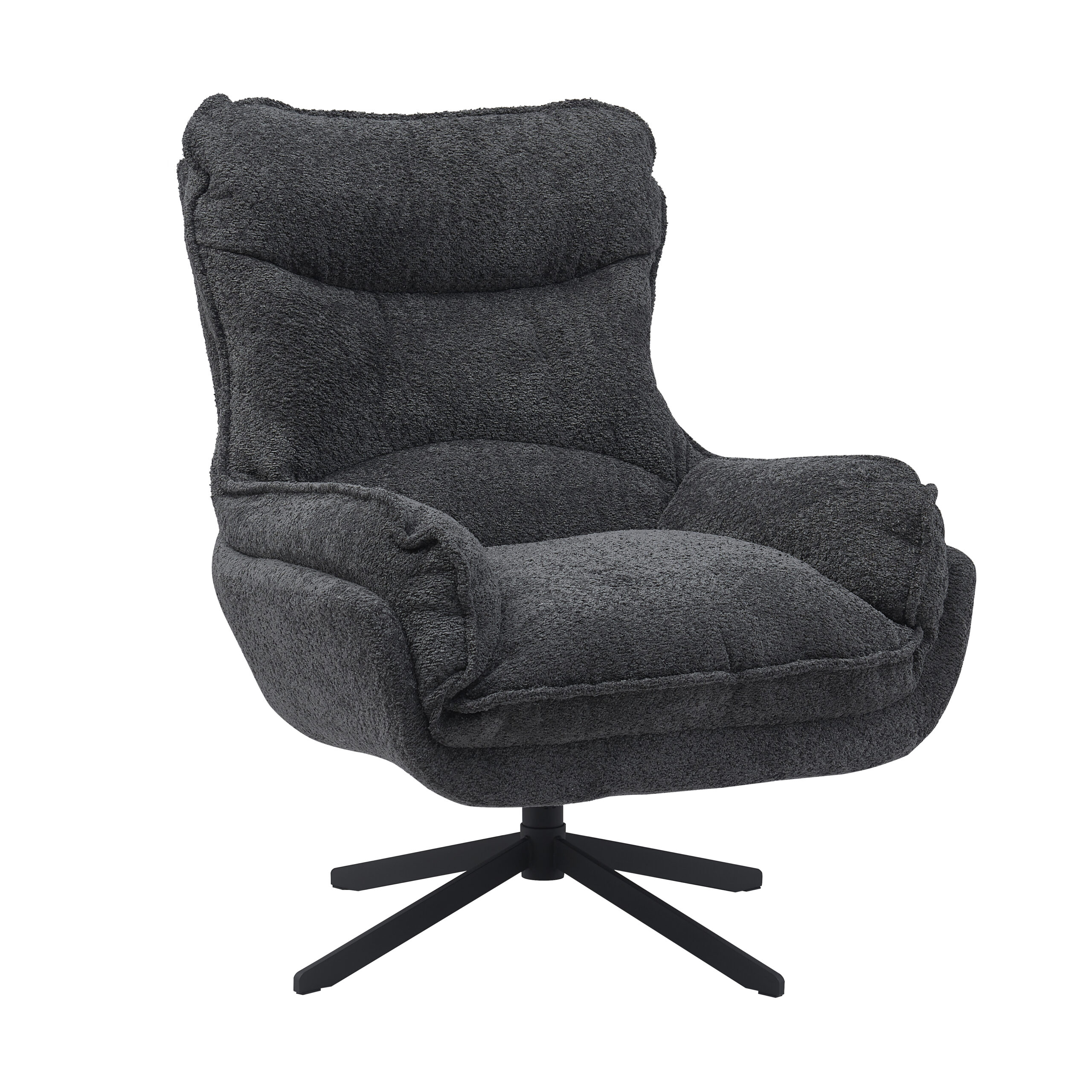 Draaibare fauteuil Vera Donkergrijs - Image 4