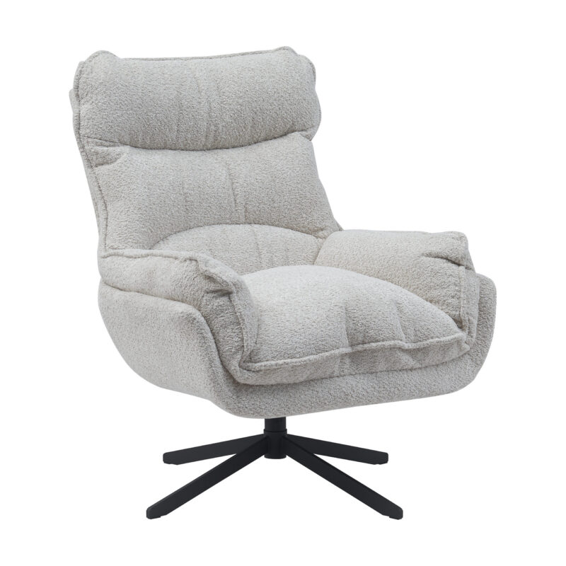 Draaibare fauteuil Vera Off white - Image 4