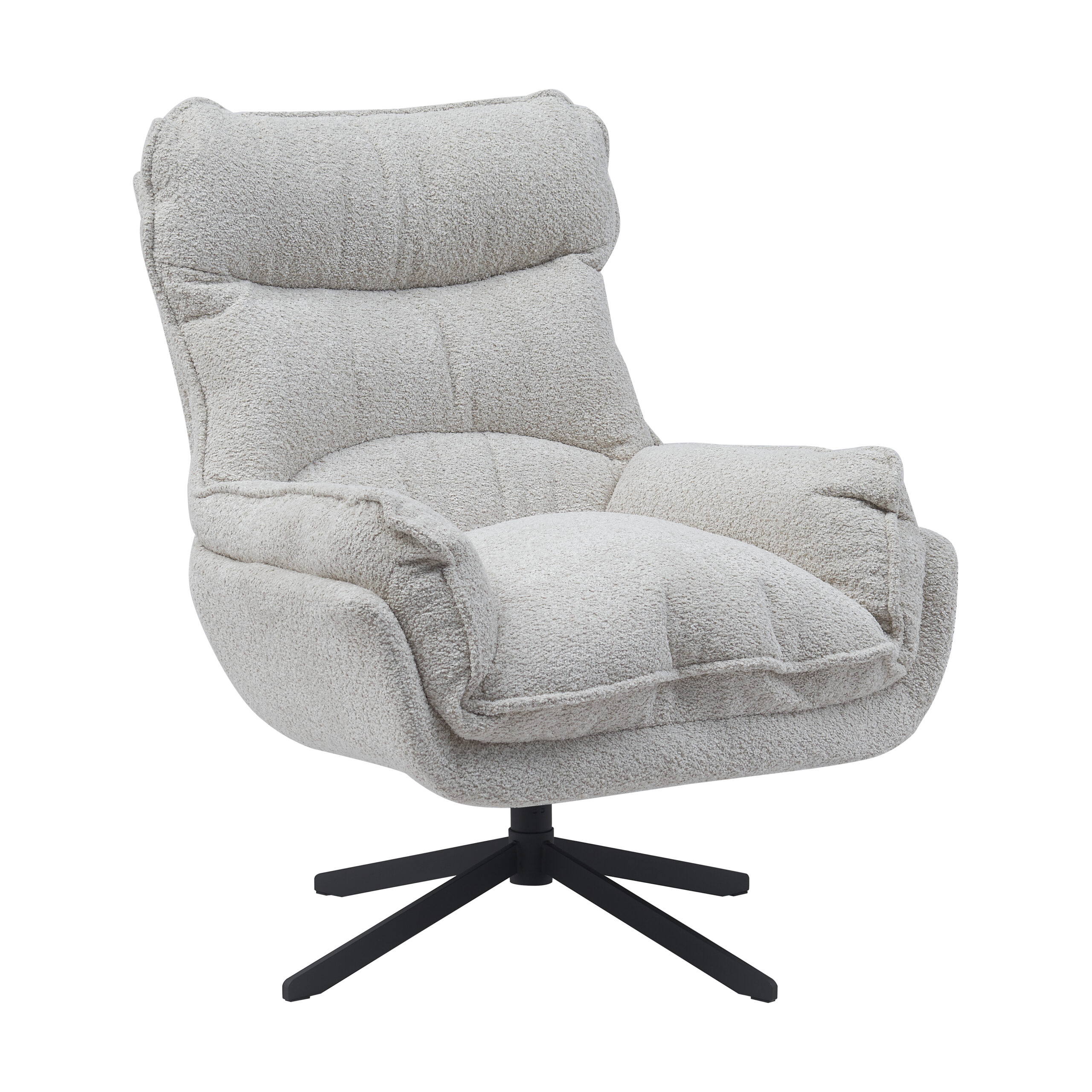 Draaibare fauteuil Vera Off white - Image 4