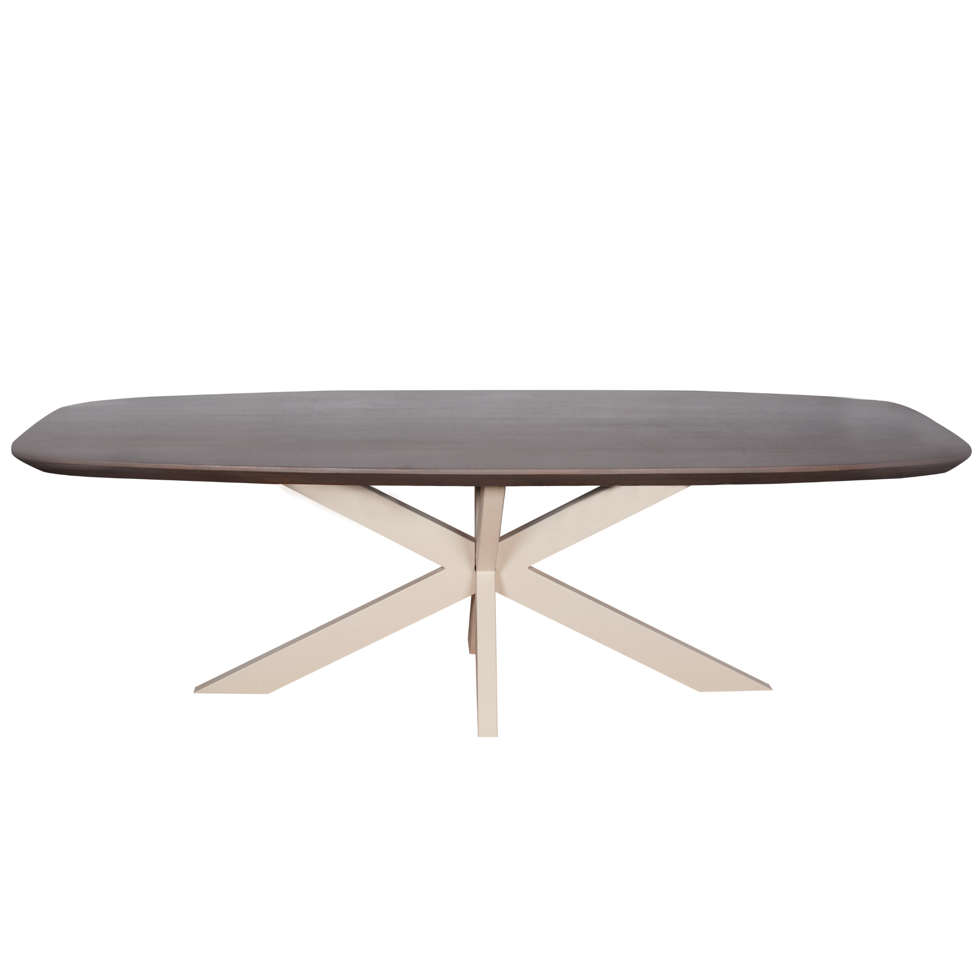 STF-3616_9 Deens ovale eettafel Madison Zand Mangohout 240 cm - Image 10
