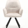 Draaibare Eetkamerstoel Nova Champagne Velvet - Image 6