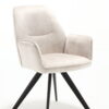 Draaibare Eetkamerstoel Nova Champagne Velvet - Image 7