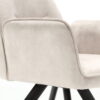 Draaibare Eetkamerstoel Nova Champagne Velvet - Image 10