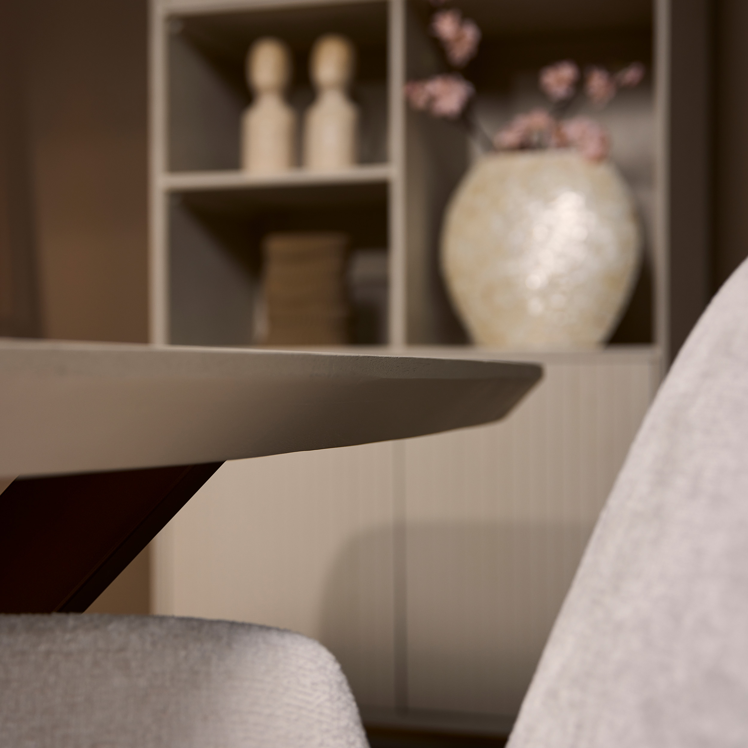 Deens ovale eettafel Madison Zand Mangohout 280x100 cm - Image 5