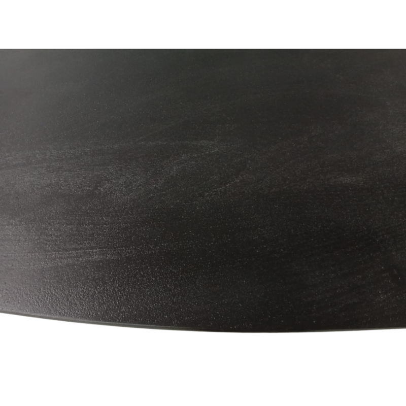 Ovale eettafel Brandy Zwart Mangohout 240 cm - Image 9