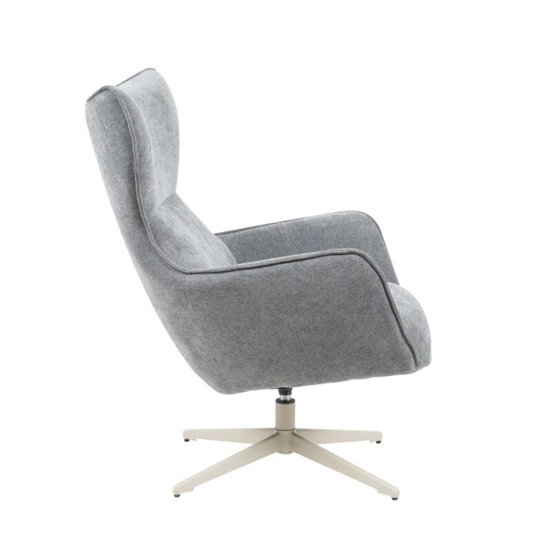 Draaibare fauteuil Julia Antraciet - Image 4