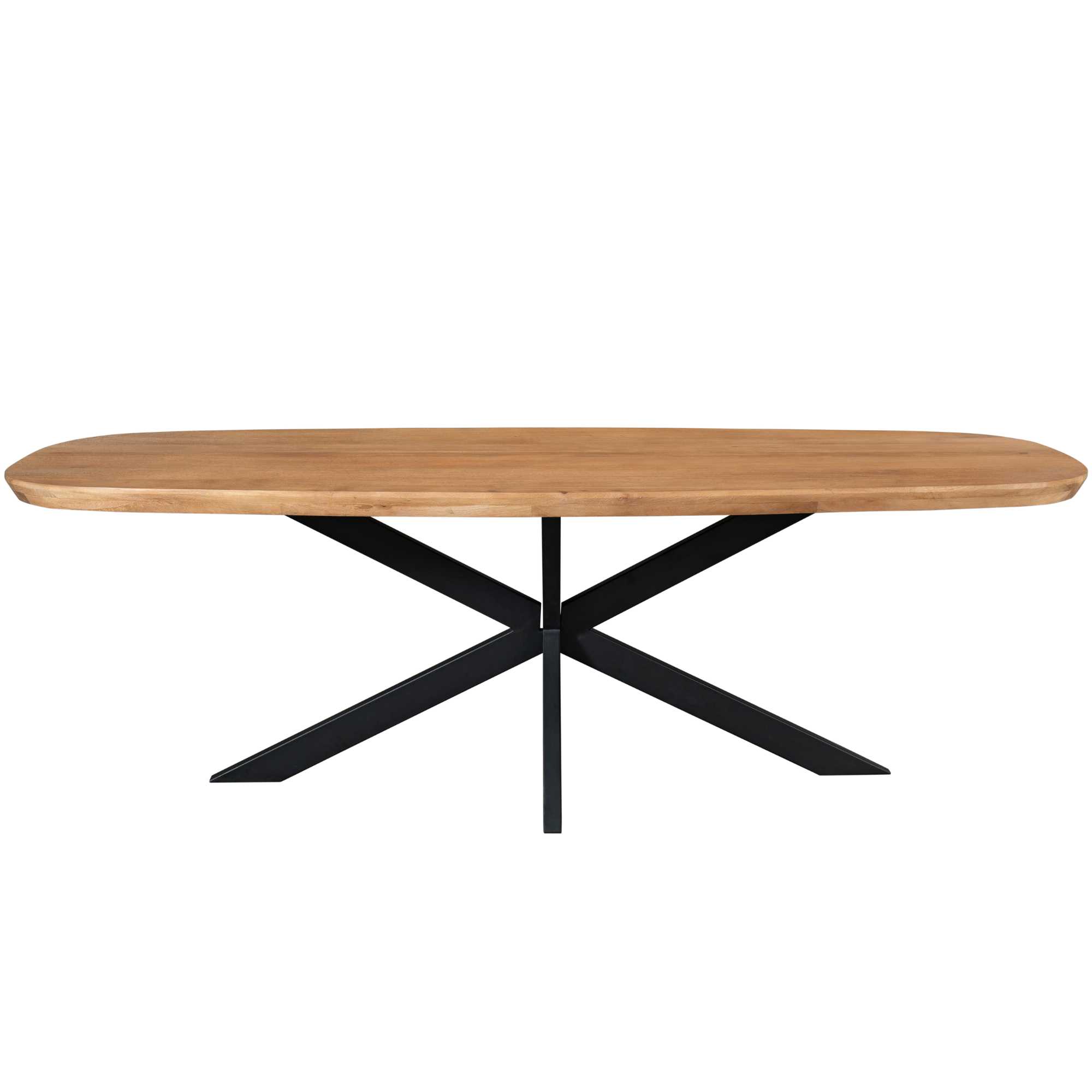 Deens ovale eettafel Madison Naturel Mangohout 200 cm - Image 1