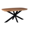 STF-7814_1 Deens ovale eettafel Madison Naturel Mangohout 160 cm - Image 2