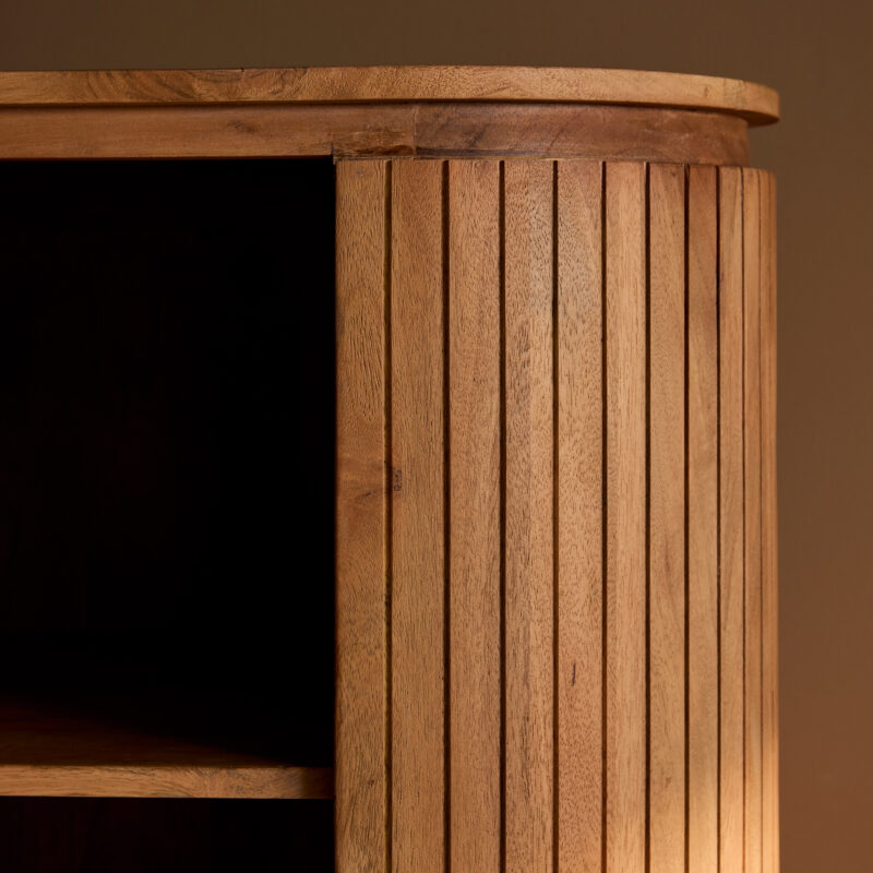 Wandkast Solana Naturel Mangohout 115 cm - Image 2