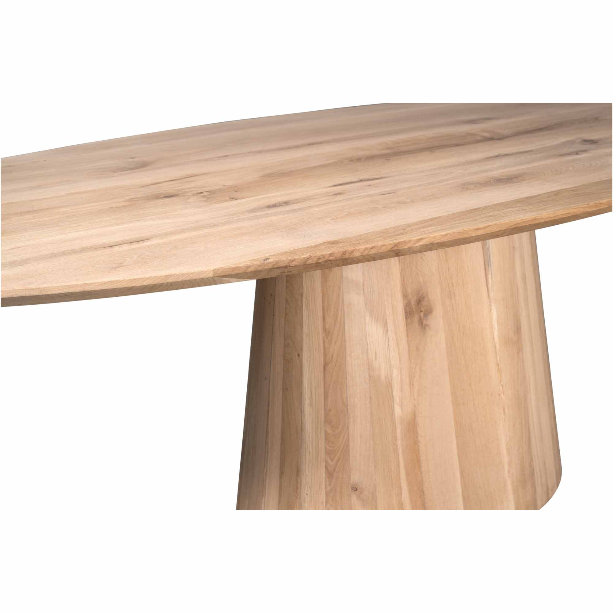 Ovale eettafel Riga Naturel Eikenhout 210 cm - Image 9
