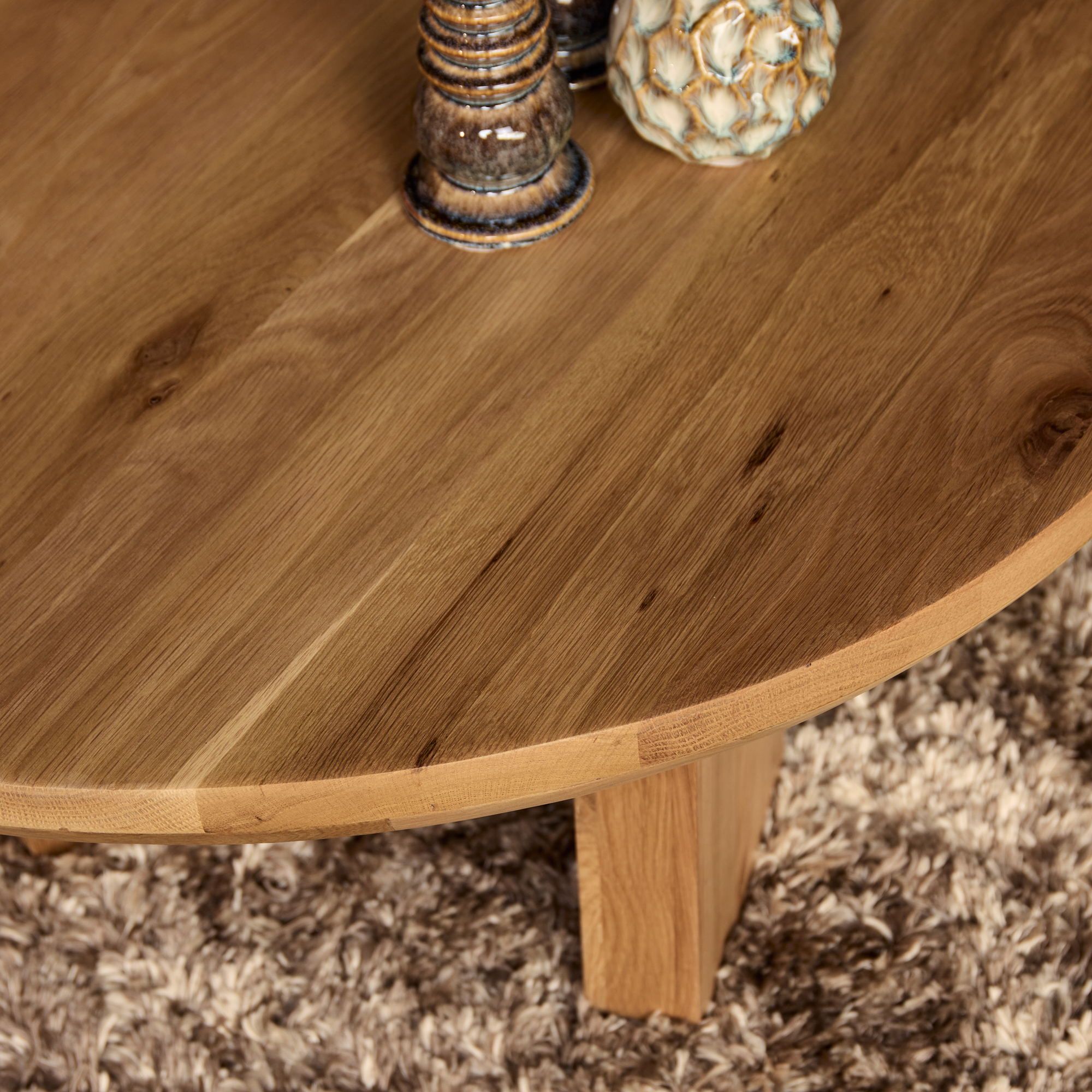 Salontafel Zillah Naturel Eikenhout 130 cm - Image 3