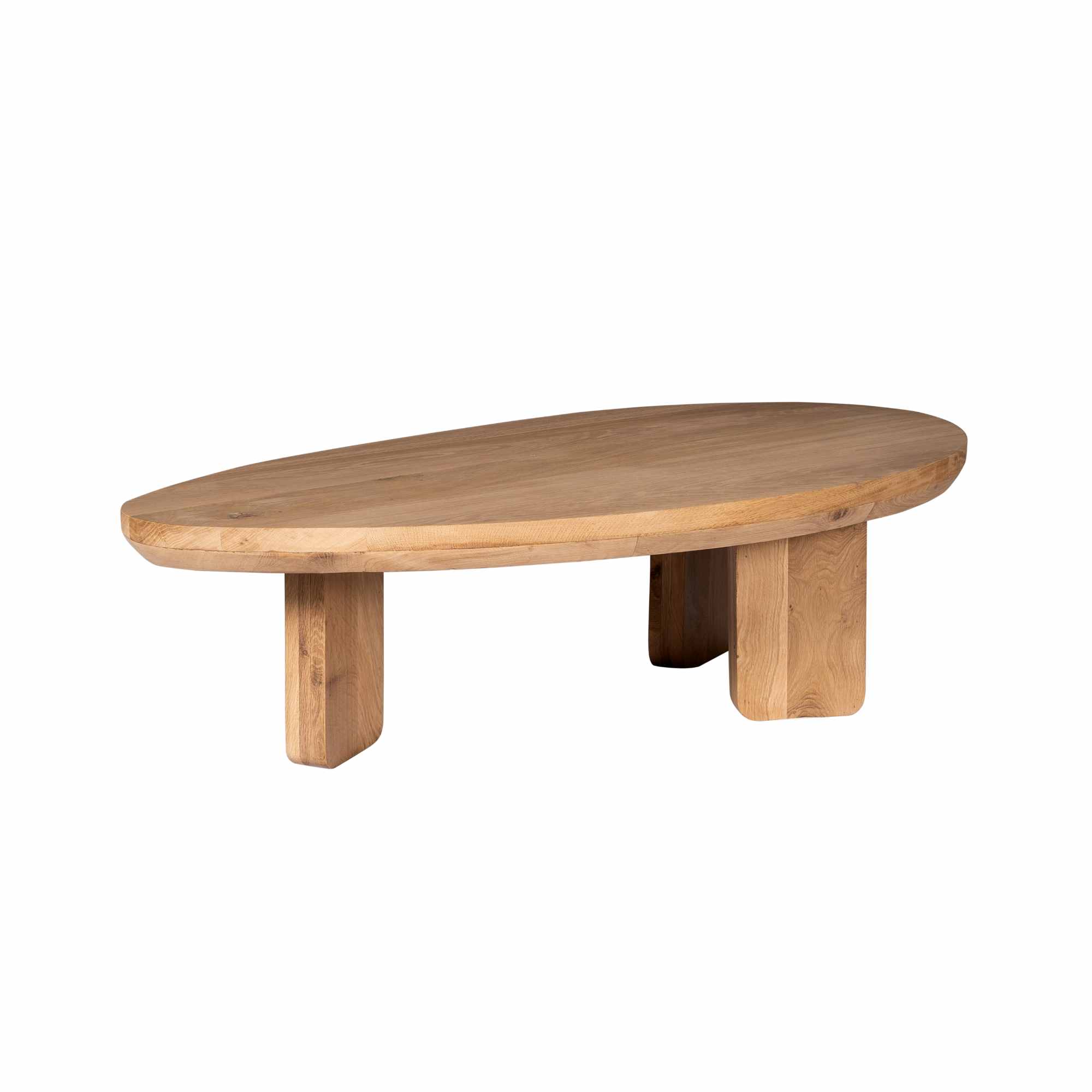 Salontafel Zillah Naturel Eikenhout 130 cm - Image 5