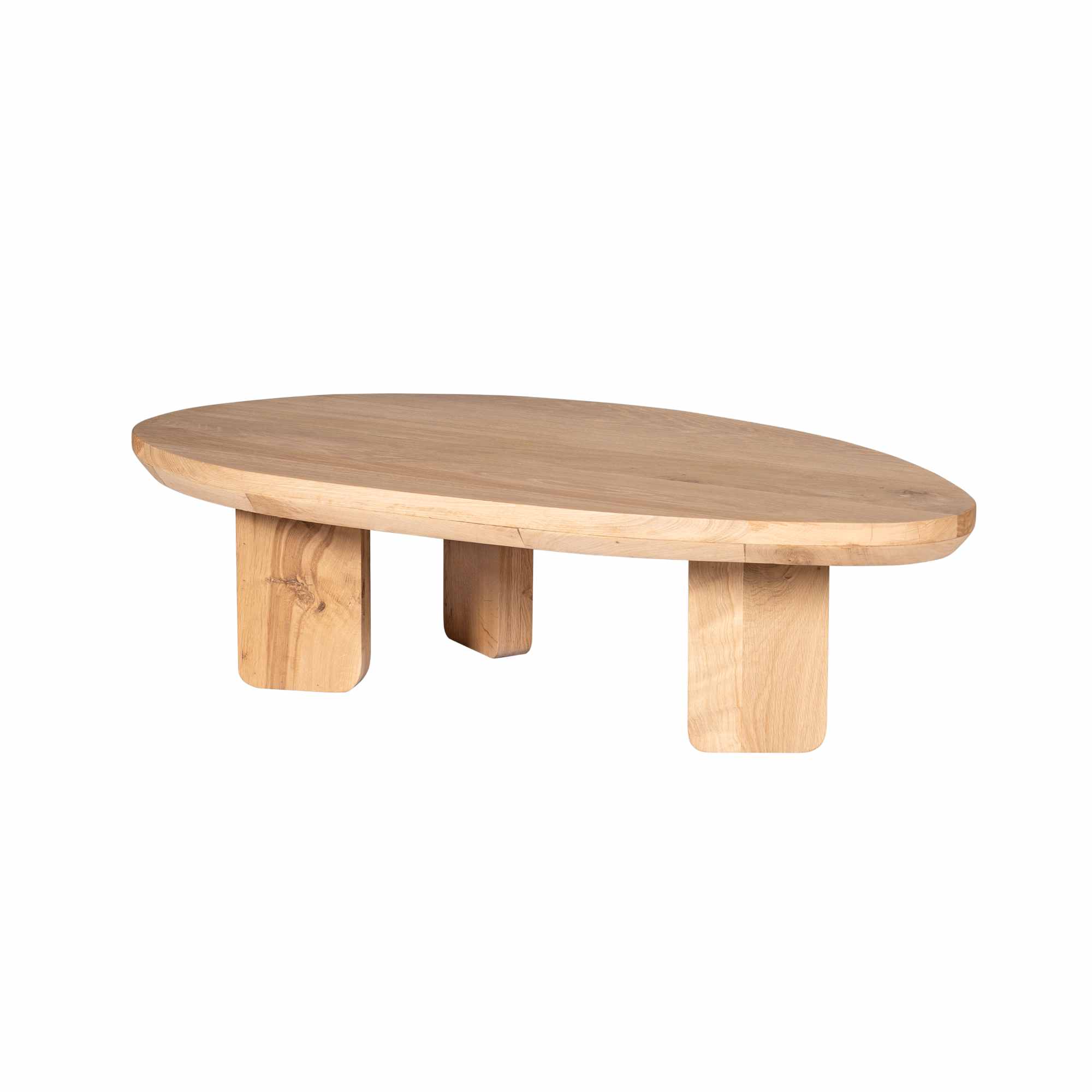 Salontafel Zillah Naturel Eikenhout 130 cm - Image 9