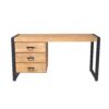 STF-4624_1 Bureau Britt Naturel Mangohout 145 cm - Image 2