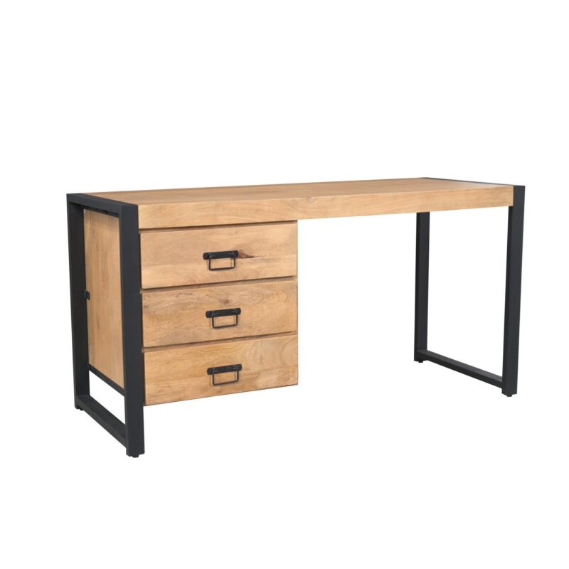 Bureau Britt Naturel Mangohout 145 cm - Image 4