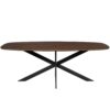 STF-2139_1 Deens ovale eettafel Ferris Bruin Eikenhout 200 cm - Image 2