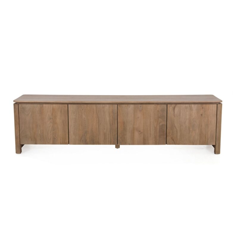 Tv meubel Dallas Naturel Mangohout 210 cm - Image 1
