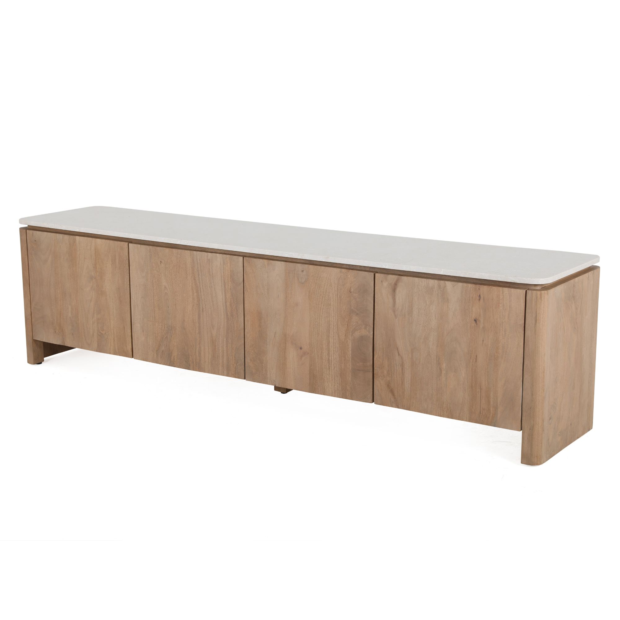 Tv meubel Dallas Naturel Mangohout 210 cm - Image 8