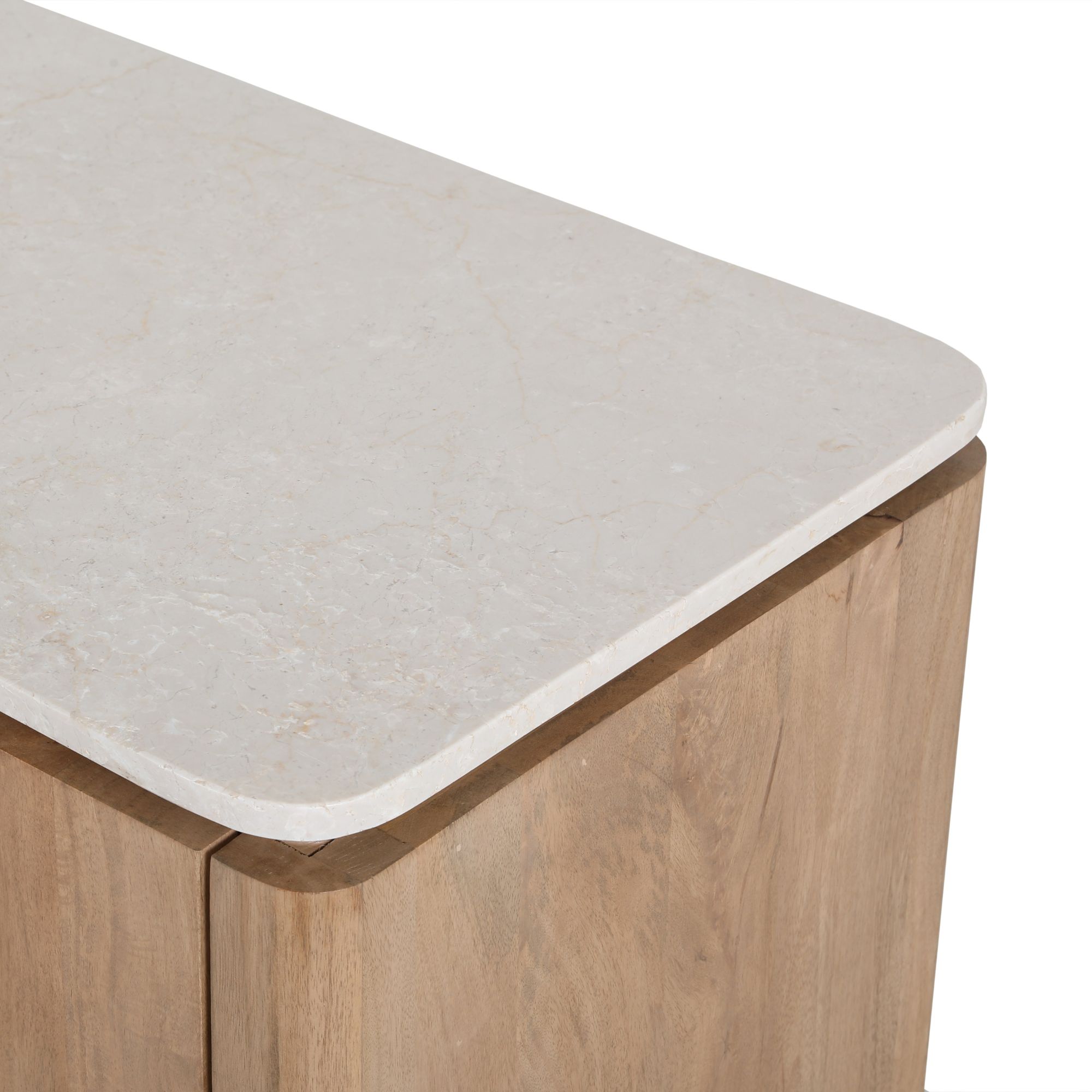 Tv meubel Dallas Naturel Mangohout 210 cm - Image 9