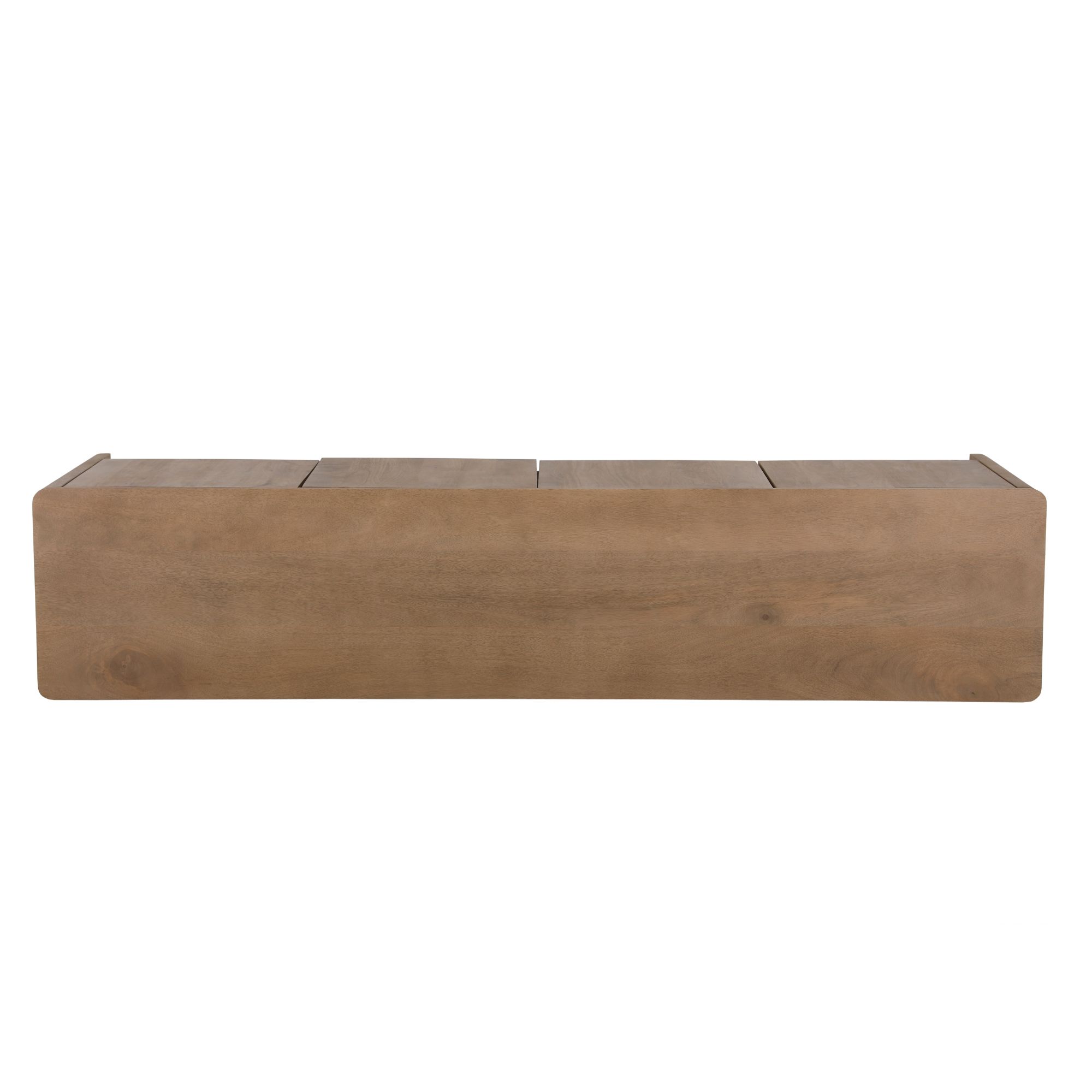 Tv meubel Dallas Naturel Mangohout 210 cm - Image 18