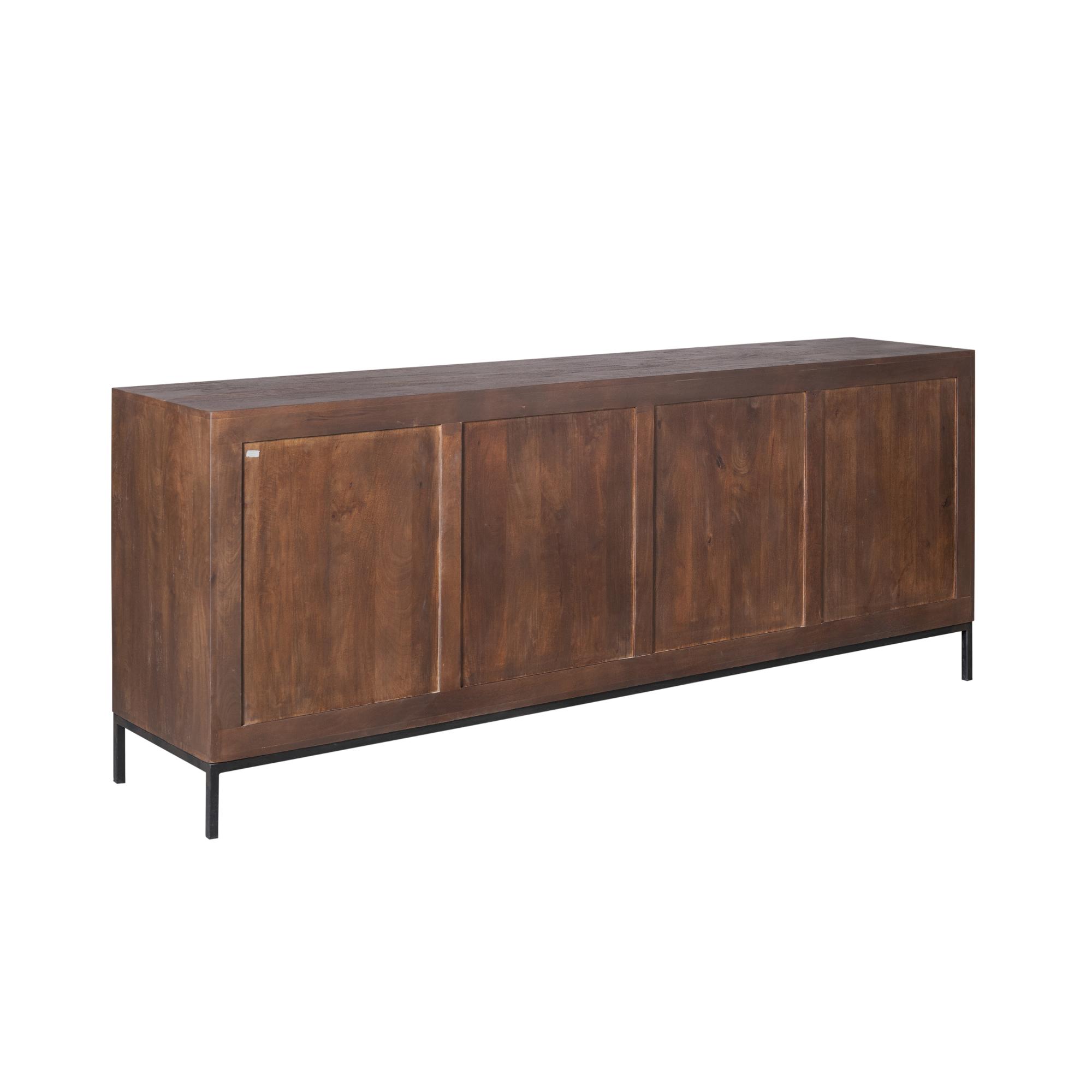 STF-6784_7 Dressoir Madison Bruin Mangohout 210 cm - Image 8