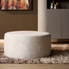 Ronde Hocker Creme 80 cm | Adore 102 - Image 1