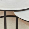 STF-9004_2 Salontafel set Nova Wit Marmer 70 cm - Image 3