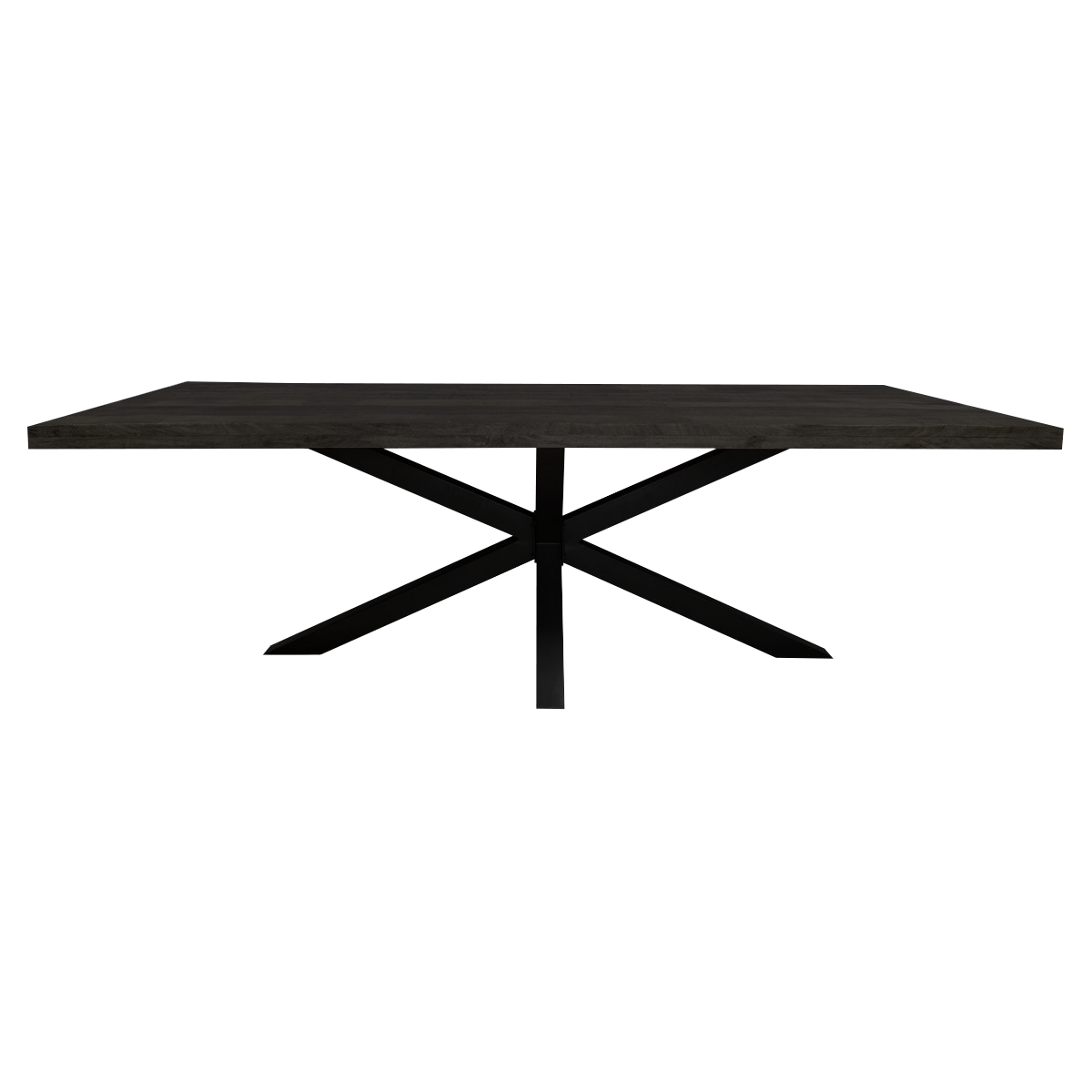STF-521_1 Eettafel Denver Zwart Mangohout 300 cm - Image 2