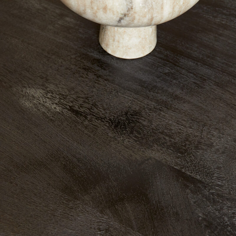 Ovale eettafel Denver Zwart Mangohout 300 cm - Image 2