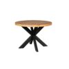 STF-1010_3 Ronde eettafel Denver Naturel Mangohout 120 cm - Image 4