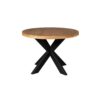 STF-1010_7 Ronde eettafel Denver Naturel Mangohout 120 cm - Image 8